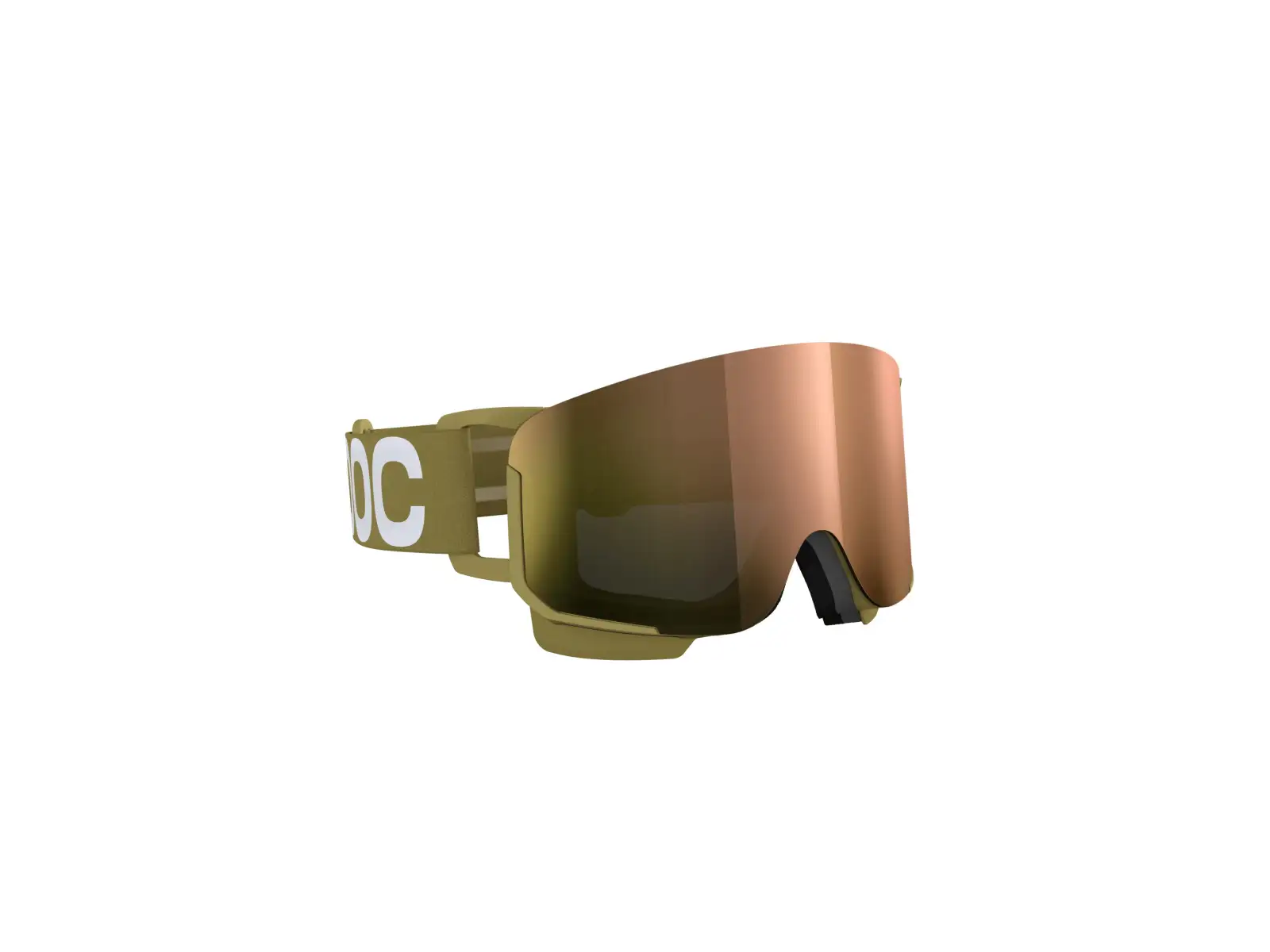 POC Nexal WF Skibrille Olivine Green/Partly Sunny Rose Gold