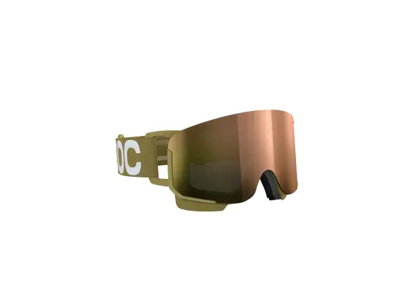 POC Nexal WF Skibrille Olivine Green/Partly Sunny Rose Gold