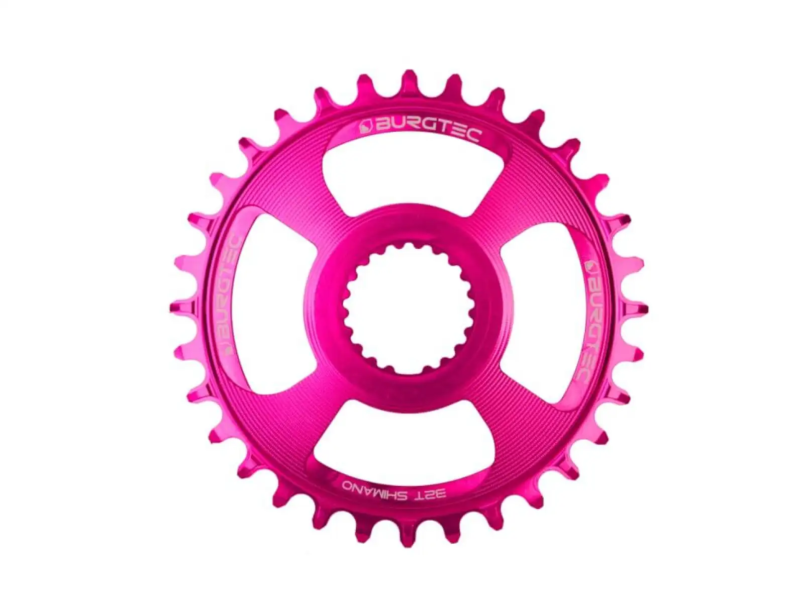 Burgtec Thick Thin DM Shimano Kettenblatt 34 Zähne in Rosa