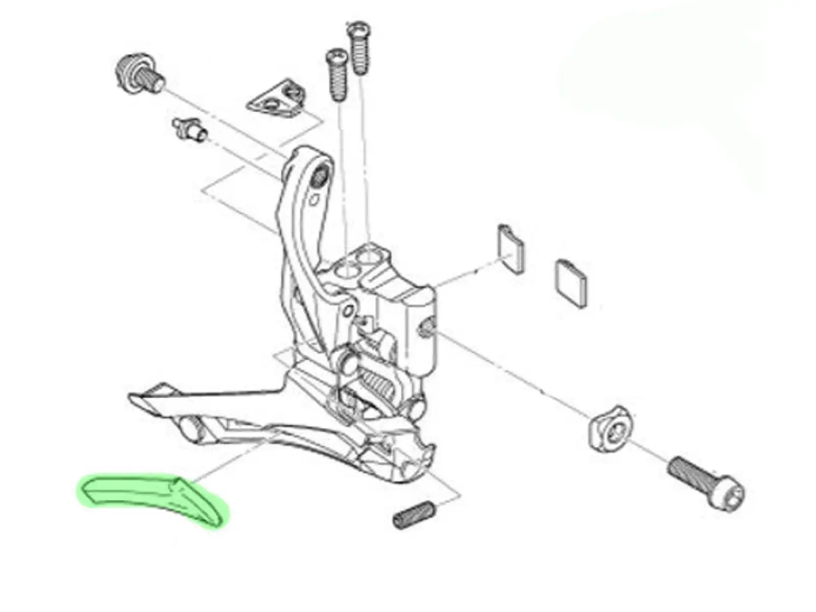 Shimano Umwerfer-Ersatzteil FD-6800