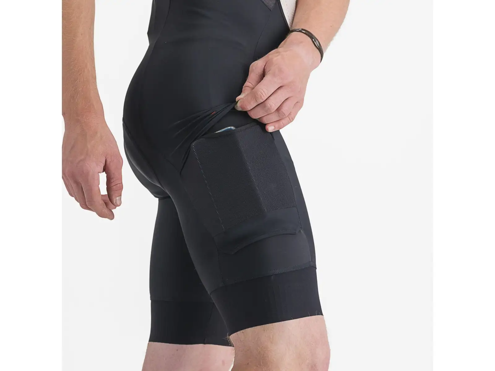 Castelli Unlimited Cargo Herrenshorts mit Latz und Einlage Black