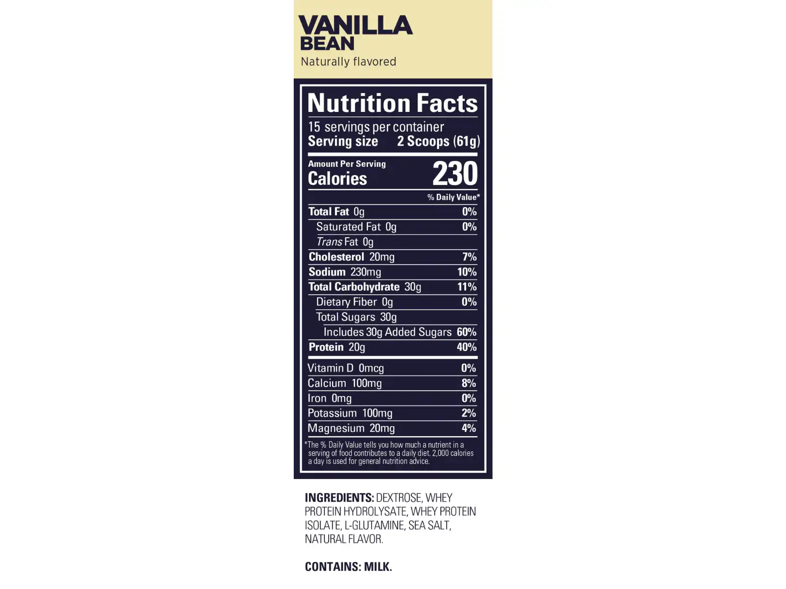 GU Roctane Recovery Drink Vanilla Bean 930 g
