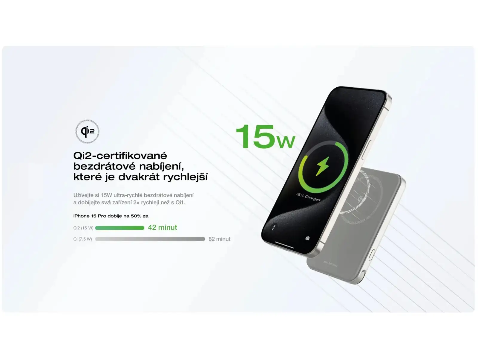 EcoFlow RAPID 5.000 mAh magnetische Powerbank – Hellblau