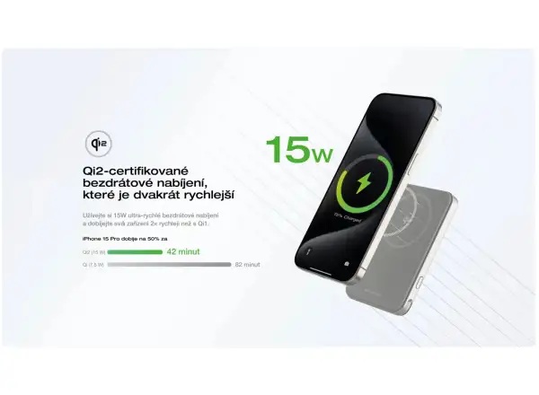 EcoFlow RAPID 5.000 mAh magnetische Powerbank – Hellblau