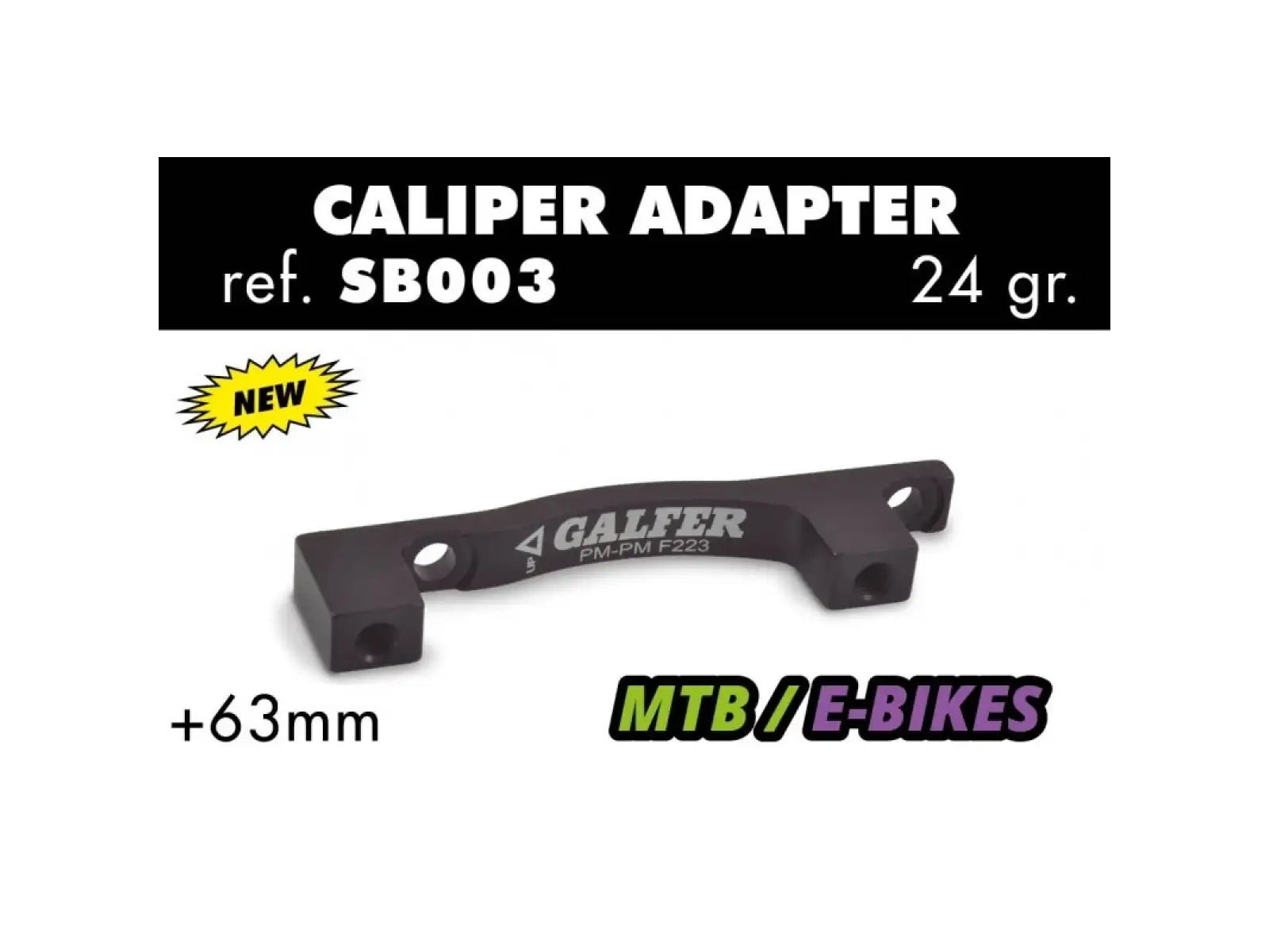 Galfer SB003 PM/PM + 63 mm Adapter vorne/hinten