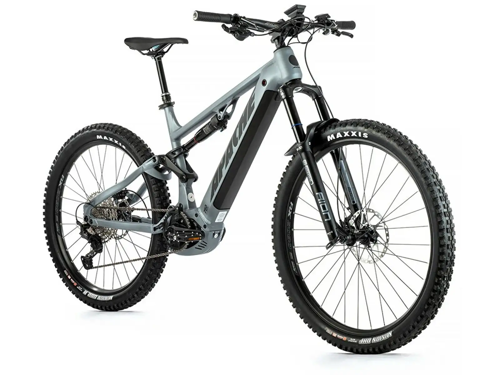 Apache Quruk 1 Vollgefedertes E-Bike (Bosch CX 750 Wh) Grau