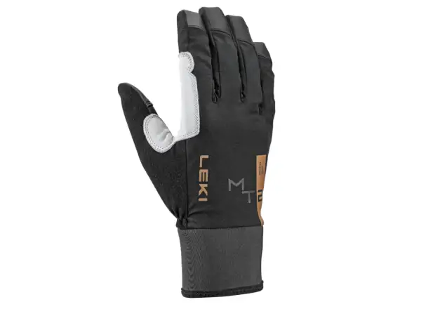 Leki Montera Storm alpine Handschuhe schwarz/weiß/braun