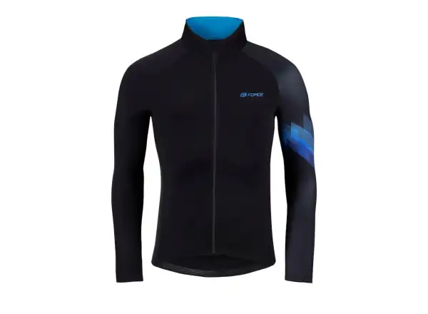 Force Ridge Herrentrikot langärmlig schwarz/blau
