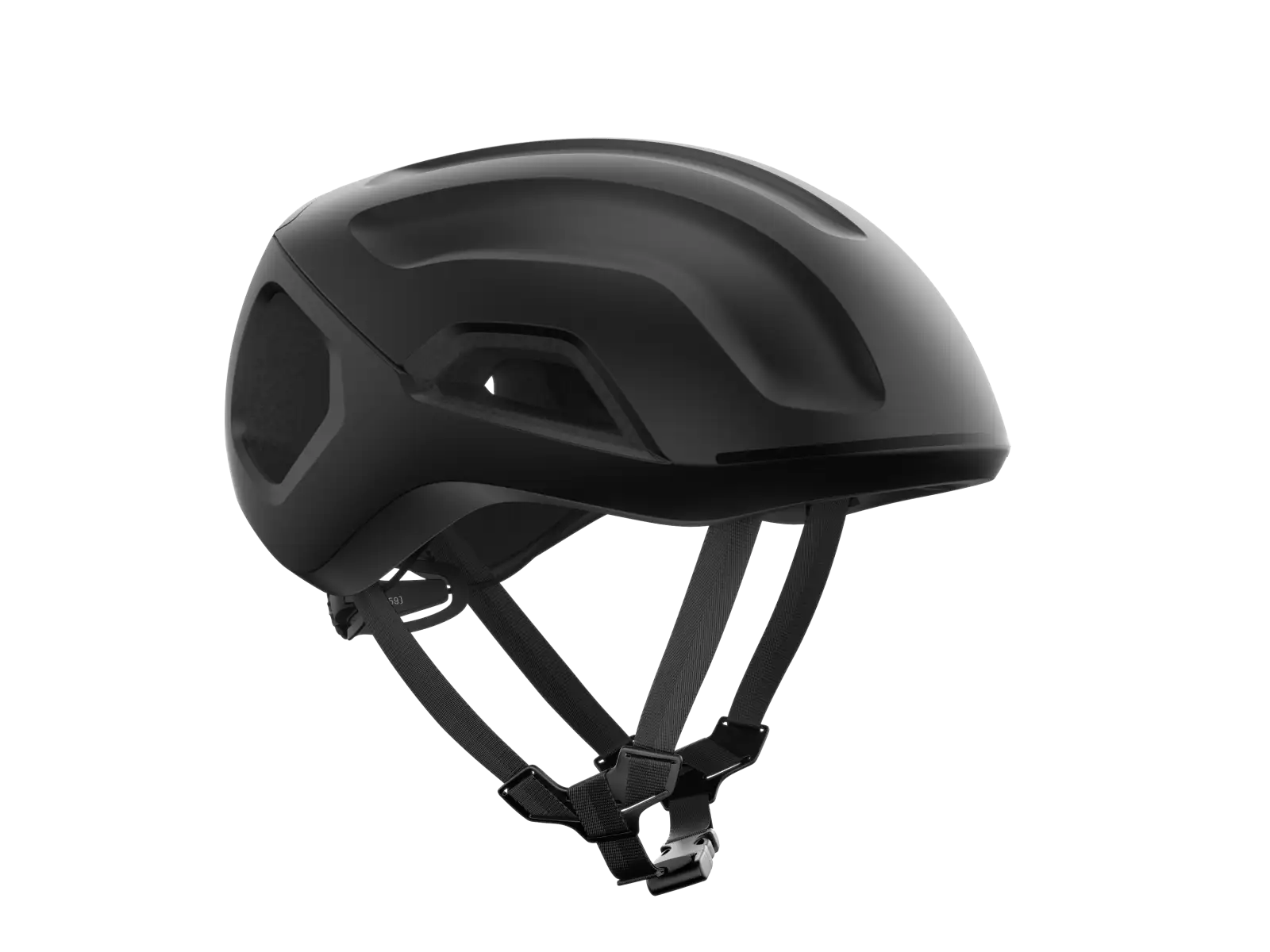 POC Ventral Tempus MIPS Rennradhelm - Uranium Black Matt