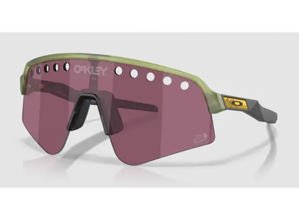 Oakley Sutro Lite Sweep Brille Tour De France Matte Transparent Fern/Prizm Road Black