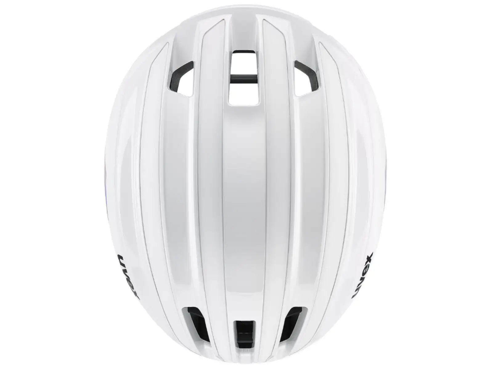 Uvex Surge Aero MIPS Rennradhelm White/Lila Apricot Matt