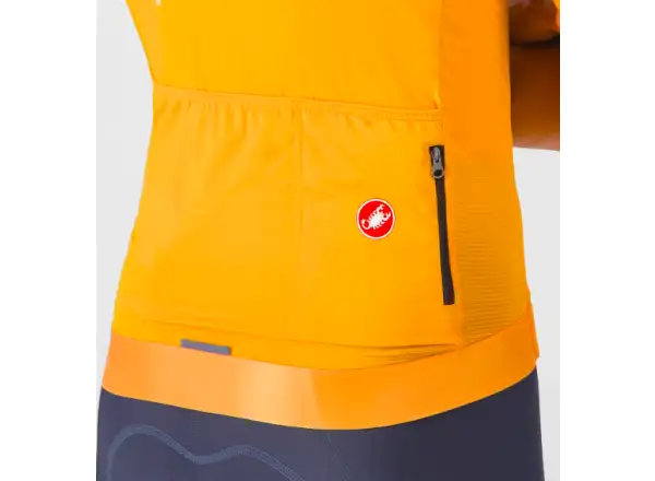 Castelli Espresso R-A/D Herren Trikot kurzarm Vivid Orange