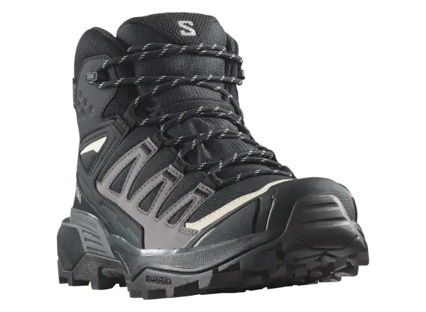 Salomon X Ultra 360 MID GTX Damen Wanderschuhe Black/Plum Kitten/Shale