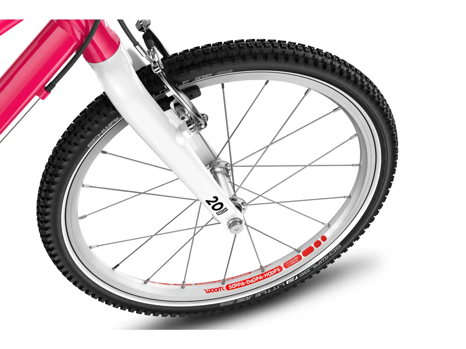 Woom GO 4 Hot Pink 20 Kinderfahrrad