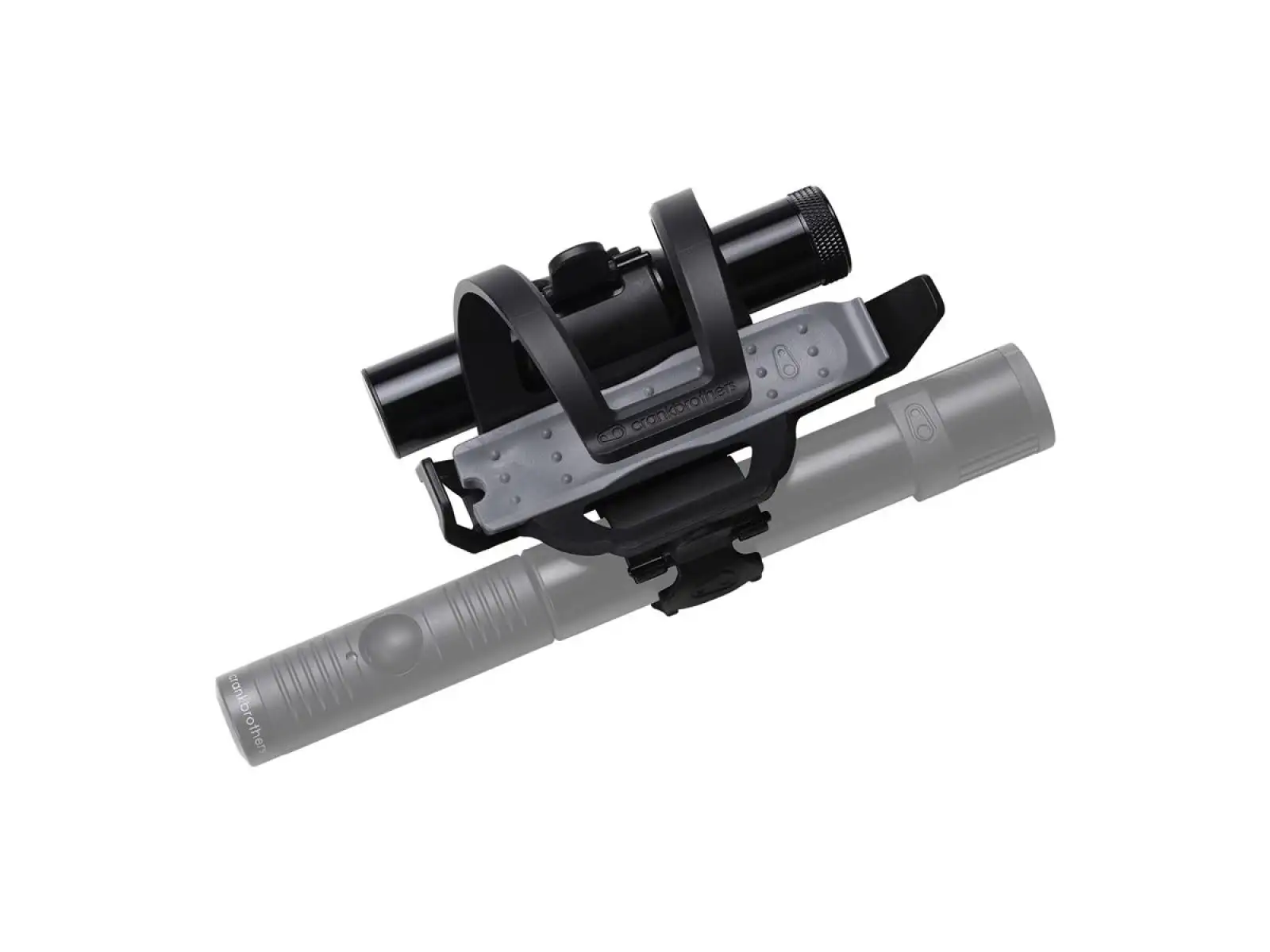 Crankbrothers S.O.S. BC18 Flaschenhalter und Werkzeugset in Schwarz.