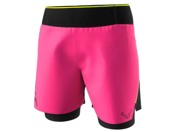 Dynafit DNA Ultra 2v1 Damen Shorts Pink Glo
