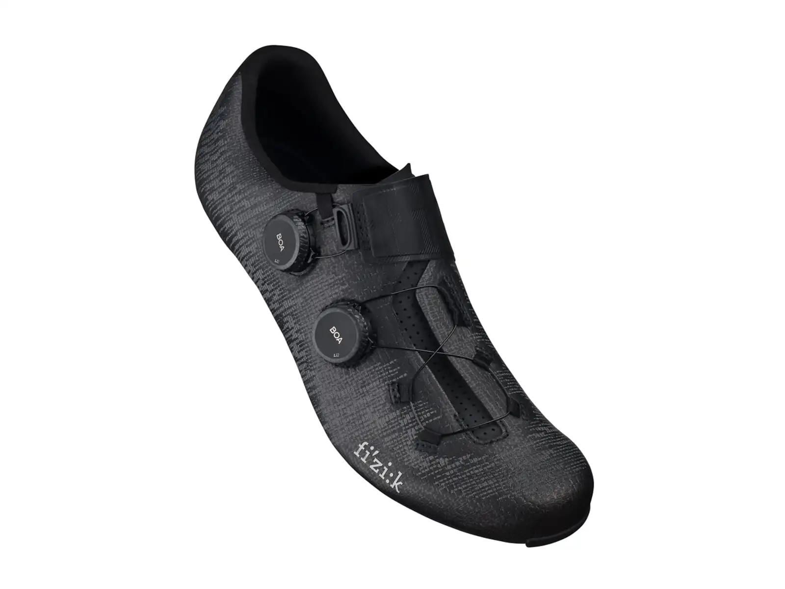 Fizik Vento Infinito Knit Carbon 2 Rennrad Herrenradschuhe Black/Black