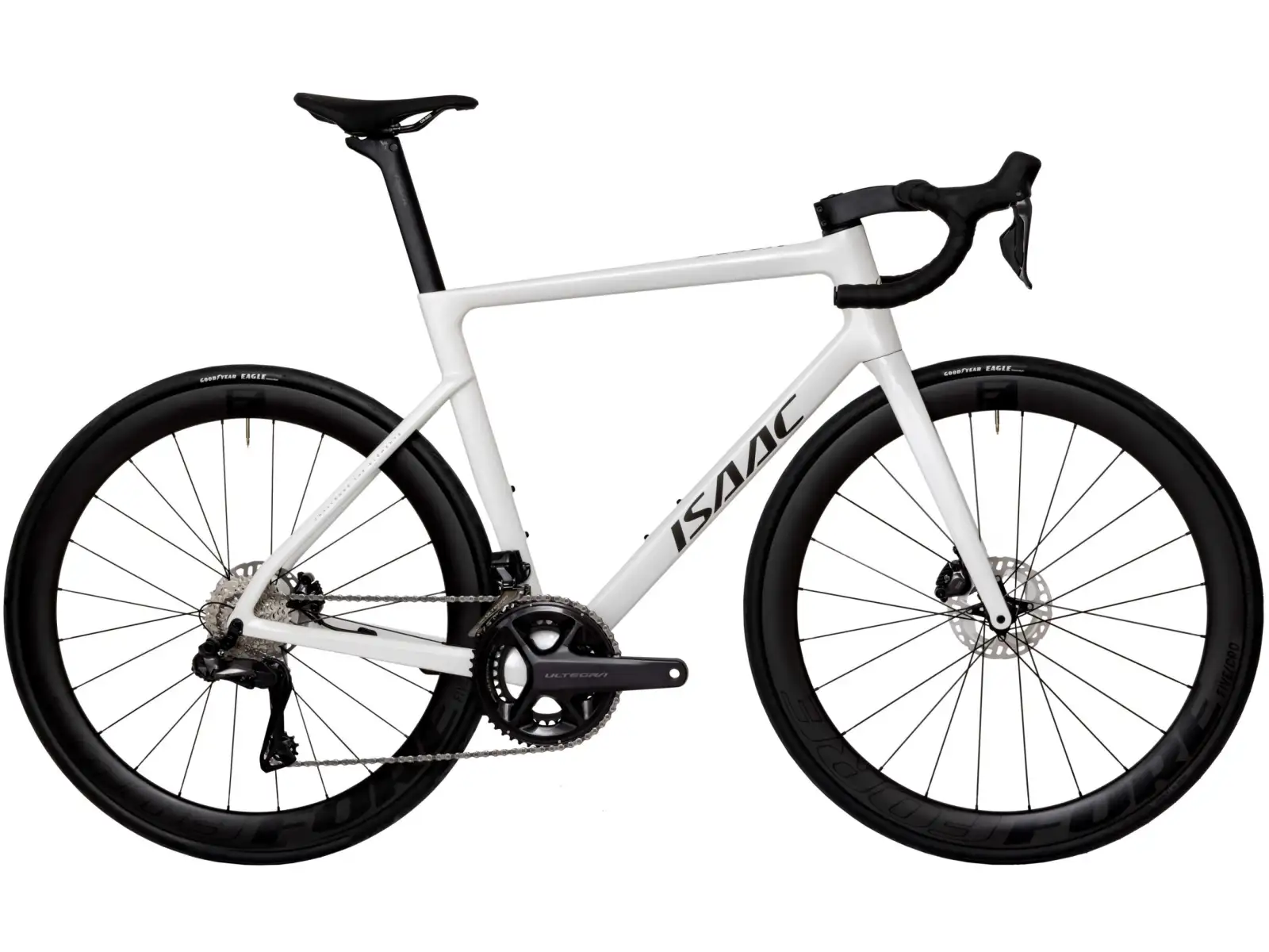 Isaac Boson 105 Straßenfahrrad Mineral White Gr. M/42cm/90mm/172,5