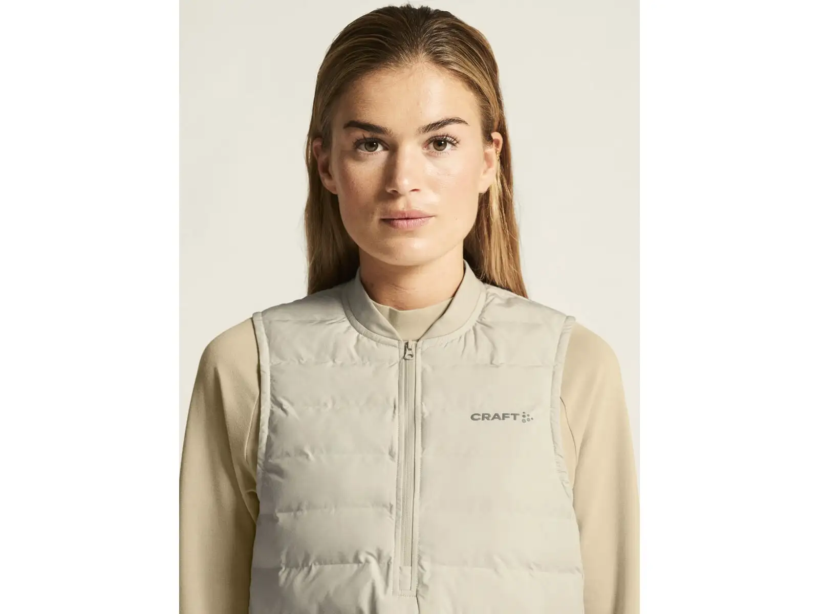 CRAFT SubZ 5 Damen Laufweste beige