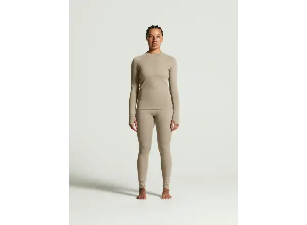 CRAFT Wool Comfort RN LS Damen T-Shirt Beige