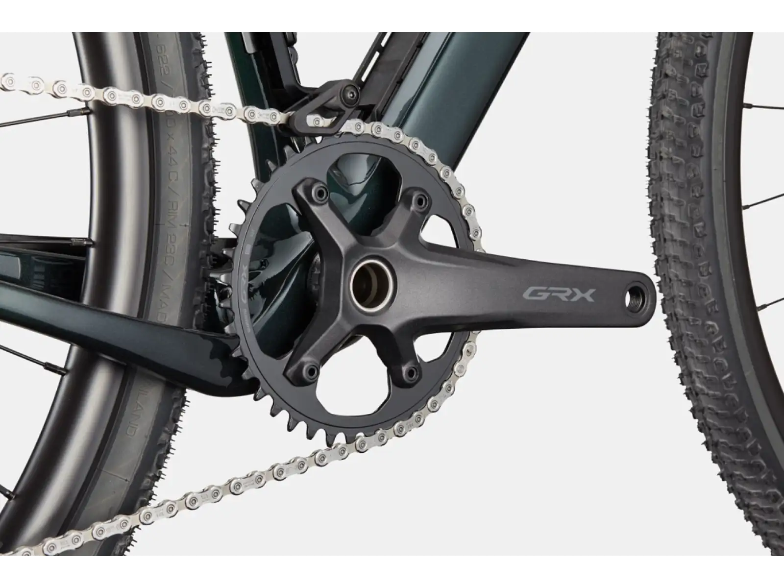 Cannondale Topstone Carbon 2 Lefty Gravelbike Grün Größe M.