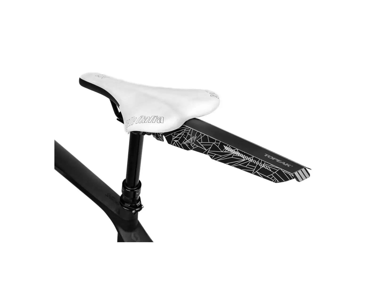 Topeak D-Flash S Heckfender Schwarz/Reflex