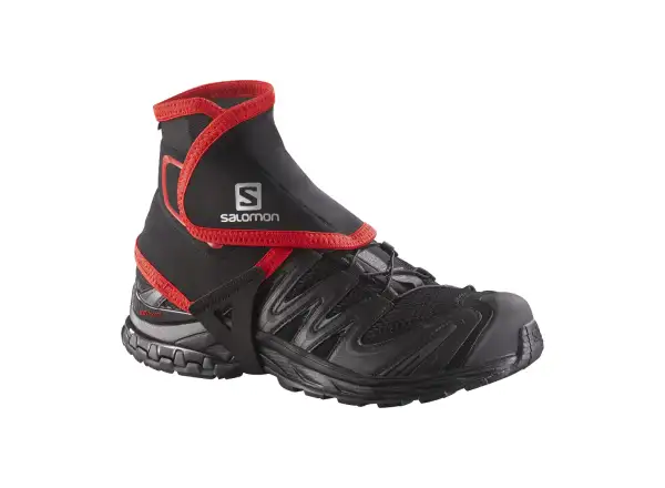 Salomon Trail Gaiters High hohe Gamaschen für Schuhe Black