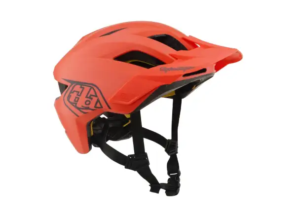 Troy Lee Designs Flowline Mips Kinderhelm Point Coral/Charcoal