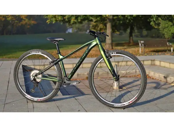 Rock Machine Thunder 29" VB Kinderfahrrad S Gloss Metallic Khaki/Perle Schwarz