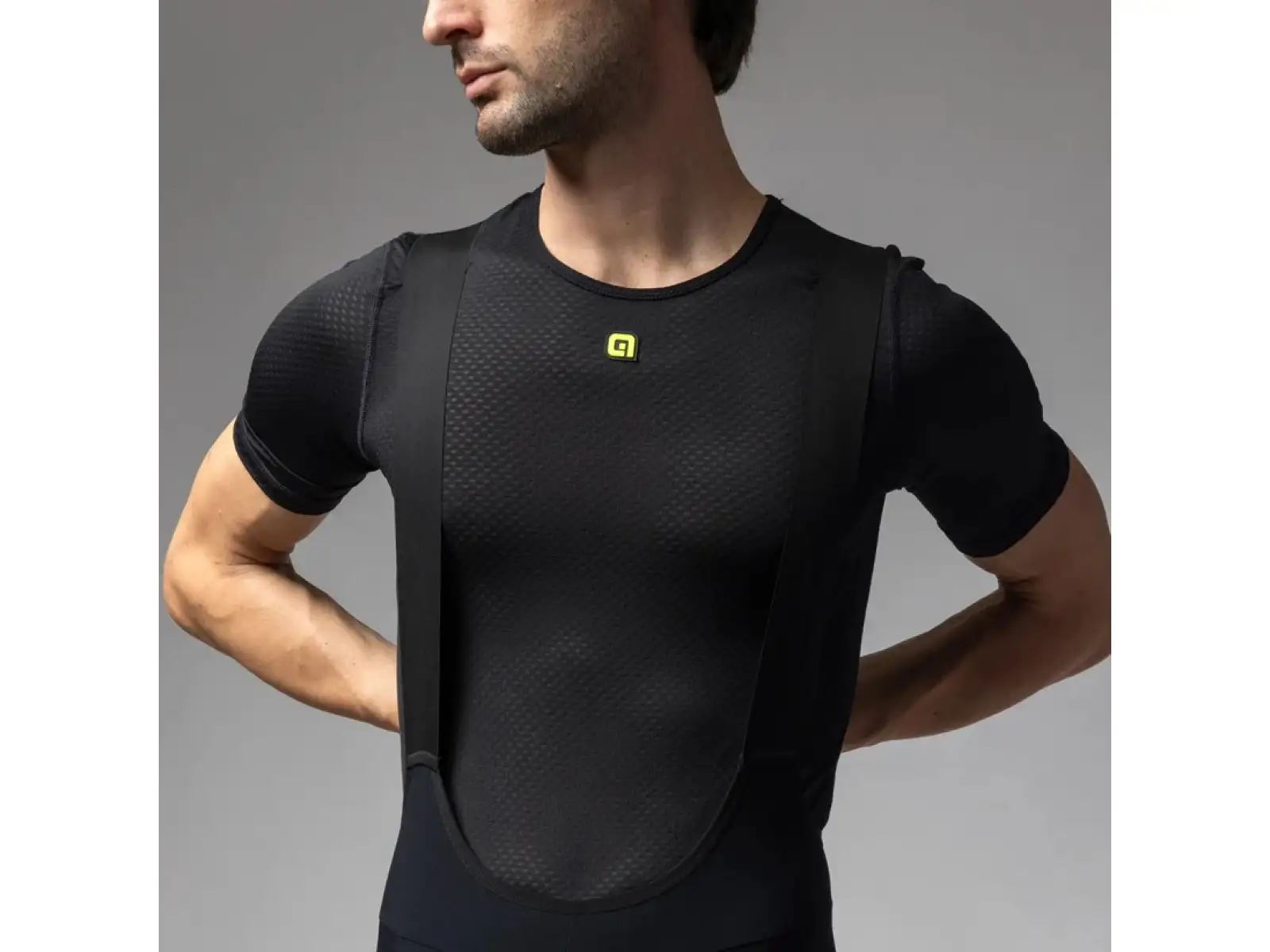 Alé Off Road Gravel-Pro Herren Trägershorts mit Einsatz Schwarz
