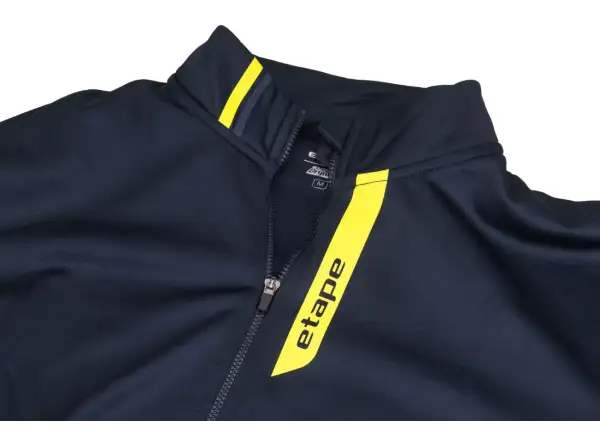 Etape Tonale Herren-Trikot Langarm Petrolfarben