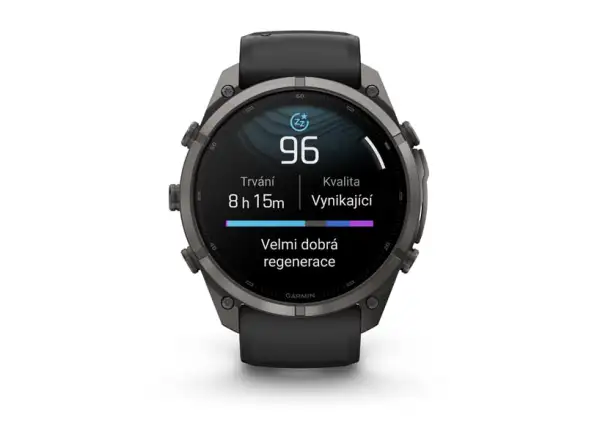 Garmin Fénix 9 Pro inReach 47 mm Smartwatch Carbon gray DLC Titanium Black/Pebble gray