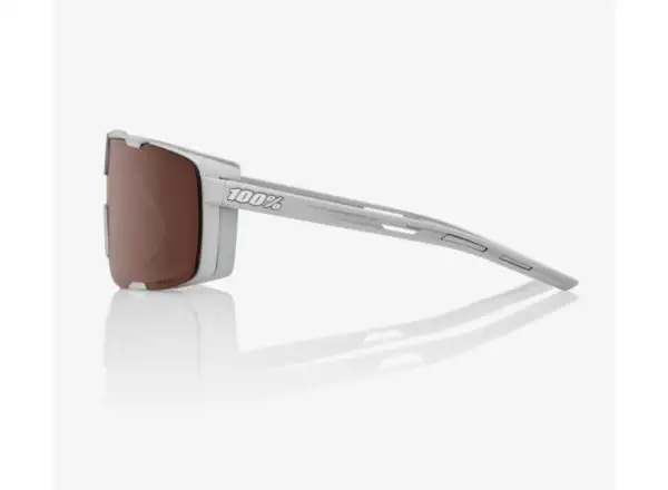 100% Eastcraft Brille Soft Tact Cool Grey/HiPER Crimson Silber Mirror Lens