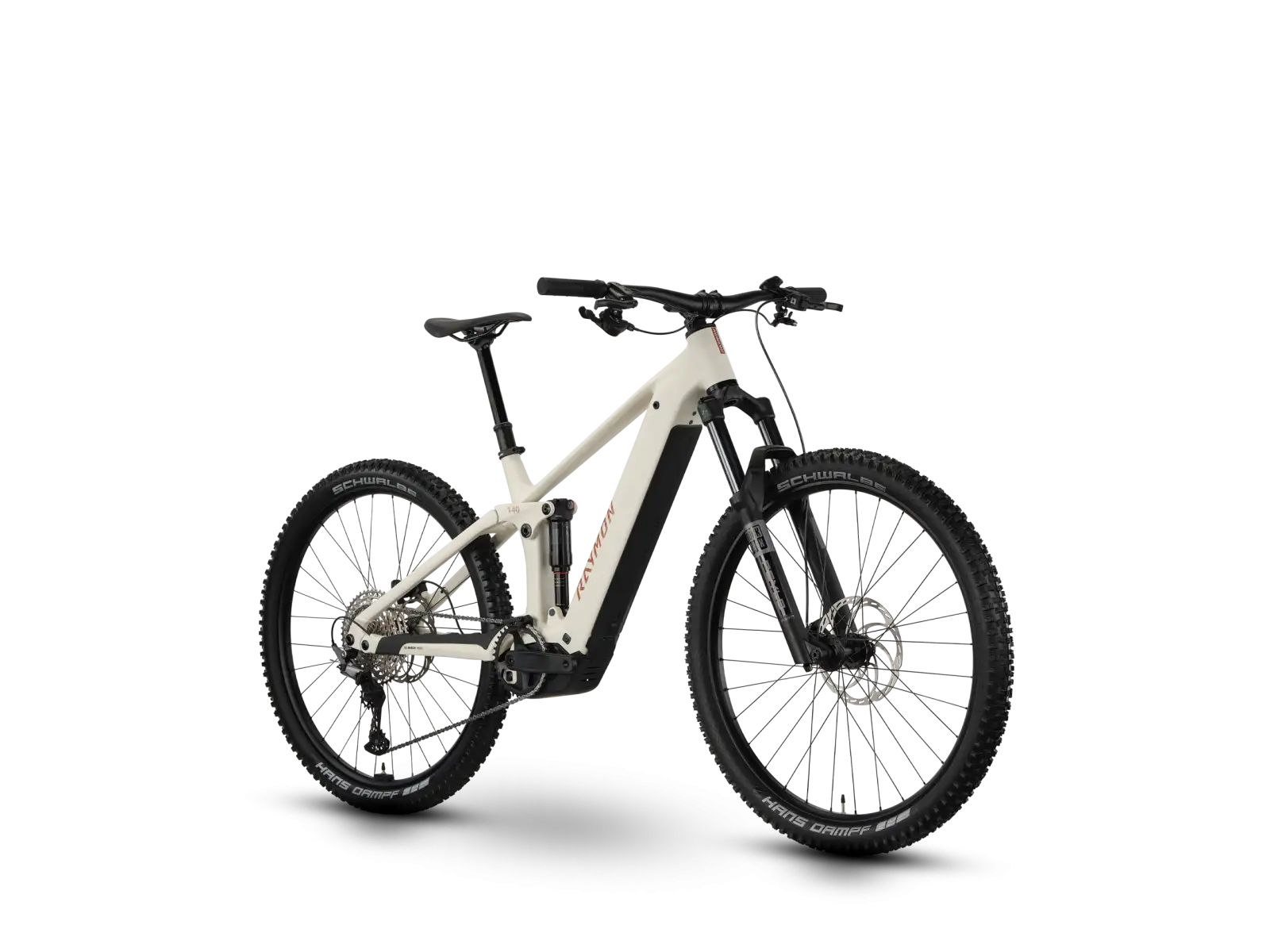 Raymon Korak Pro pepperwhite/copper vollgefedertes E-Bike