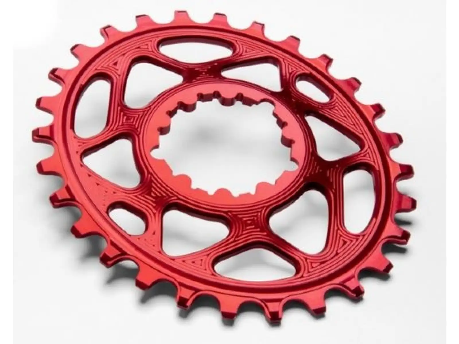 Absolute Black Sram OVAL BOOST Kettenblatt, 34Z. rot