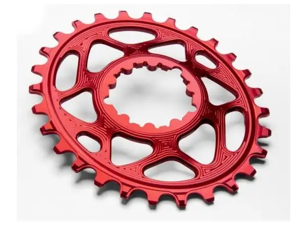 Absolute Black Sram OVAL BOOST Kettenblatt, 34Z. rot