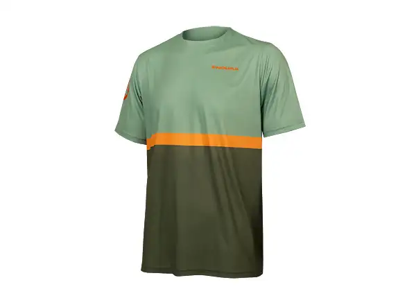 Endura SingleTrack Core Tee II Herren-T-Shirt kurzarm Tangerine