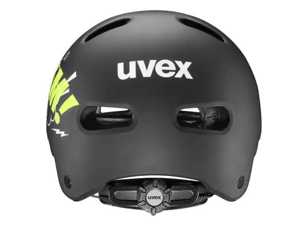 Uvex Kid 4 Style Kinderhelm Bam Black/Lime Matt