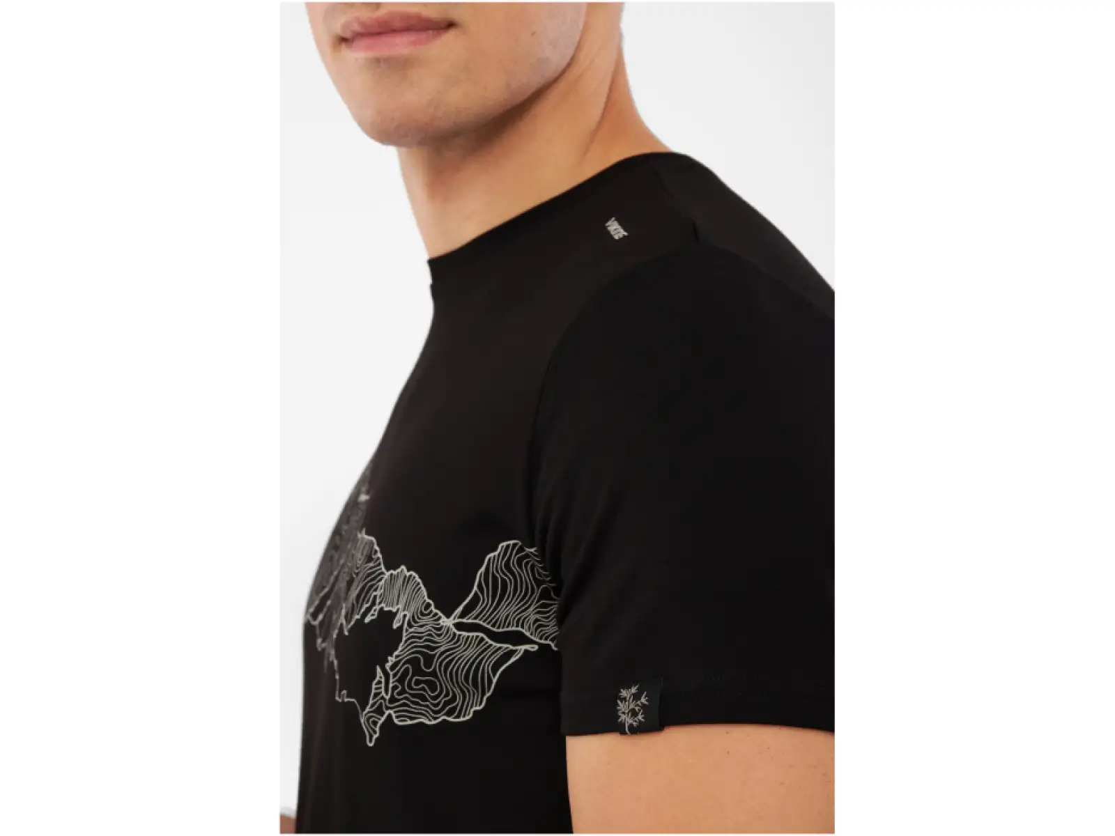 Viking Lenta Bamboo Herren T-Shirt Kurzarm Black/Grey