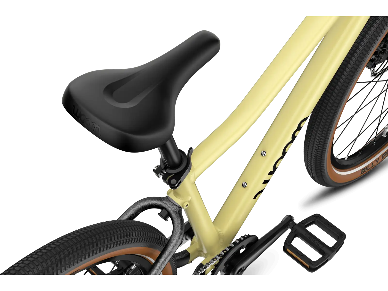 Woom 5 EXPLORE Kinderfahrrad mellow yellow