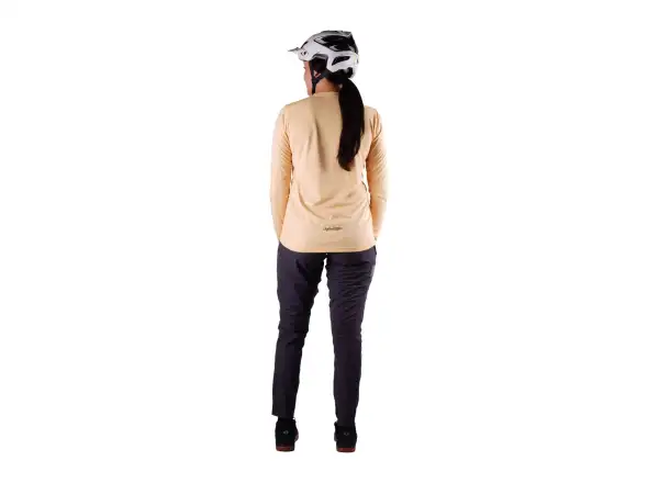 Troy Lee Designs Lilium Pro Damen-Trikot mit langen Ärmeln Butter