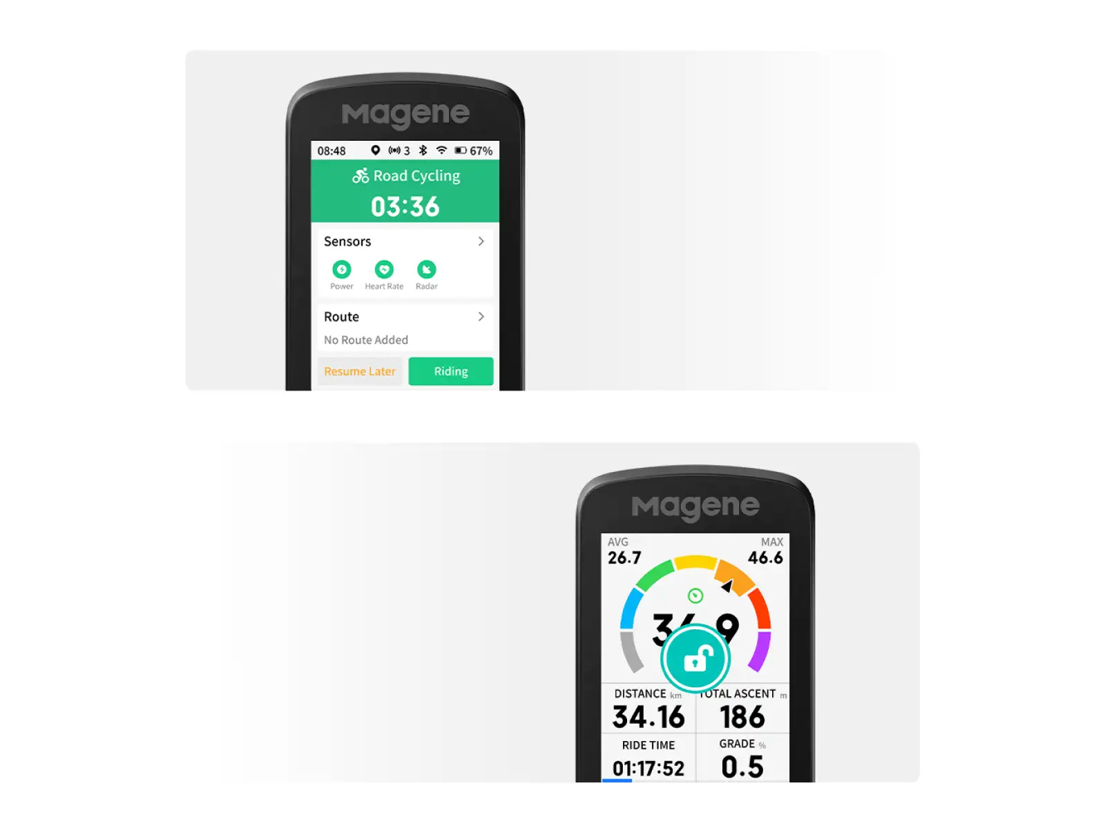 Magene C606 V2 GPS Fahrradcomputer