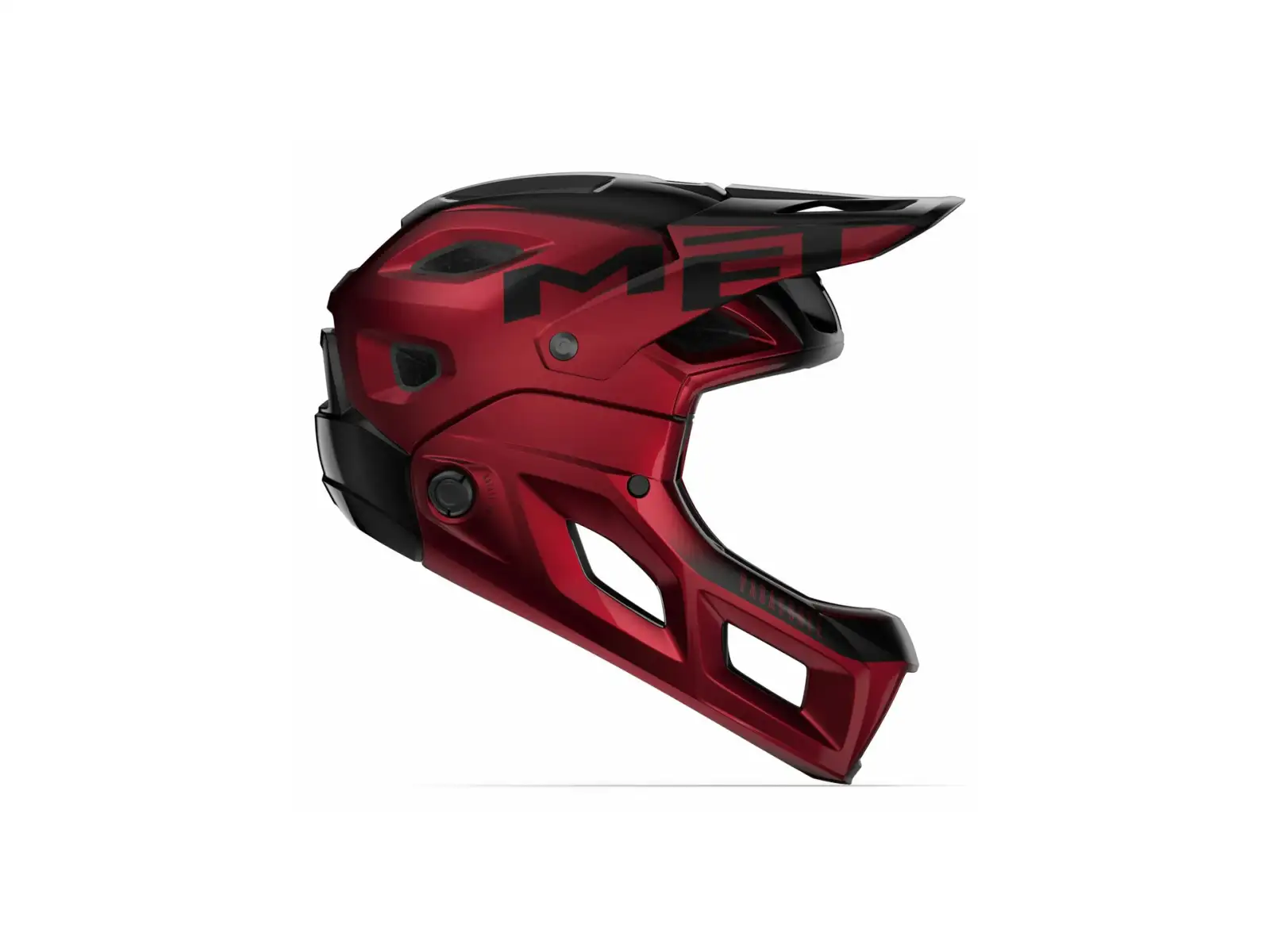 MET Parachute MCR MIPS Helm rot/schwarz metallic, Größe L (58-61 cm)