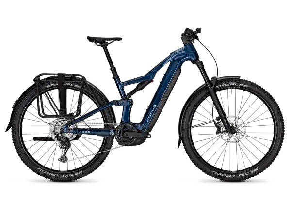 Focus THRON 7 EQP 800Wh vollgefedertes E-Bike Azurblue / Sydneyblue