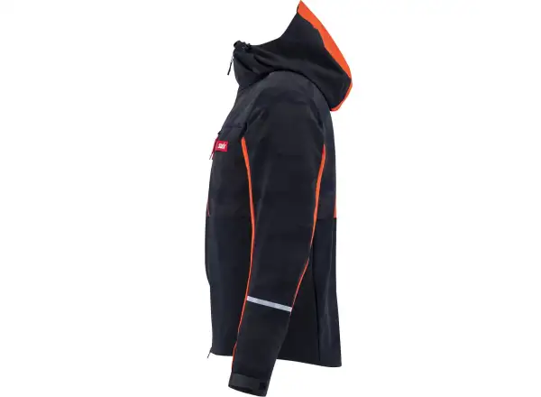 Swix Surmount Softshell Herrenjacke Schwarz/Feuerrot