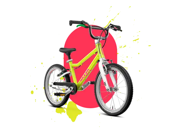 Woom GO 3 Automagic Kinderfahrrad neon lime