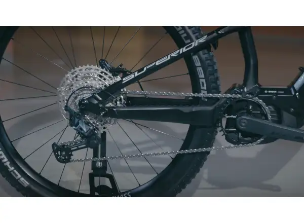 Superior eXF 9039 B Fully Suspended E-Bike Gloss Chrome/Matte Black