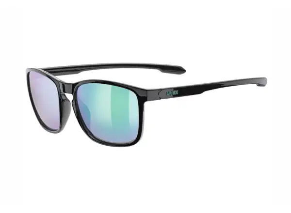 Uvex LGL 52 Brille Black/Mirror Green