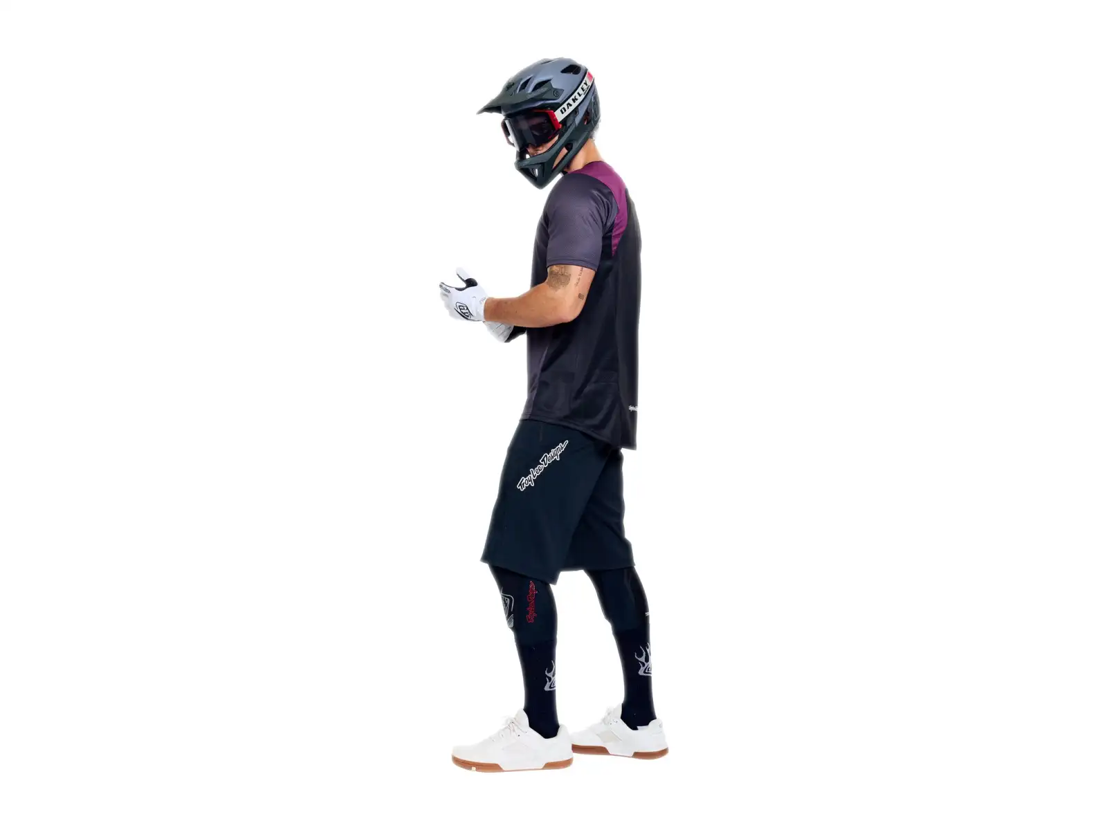 Troy Lee Designs Stage Herren-Trikot kurzarm Signature Carbon