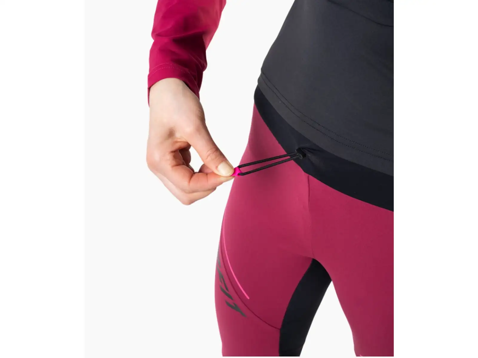 Dynafit Alpine Warm Damen Thermo-Leggings Black Out/Pink